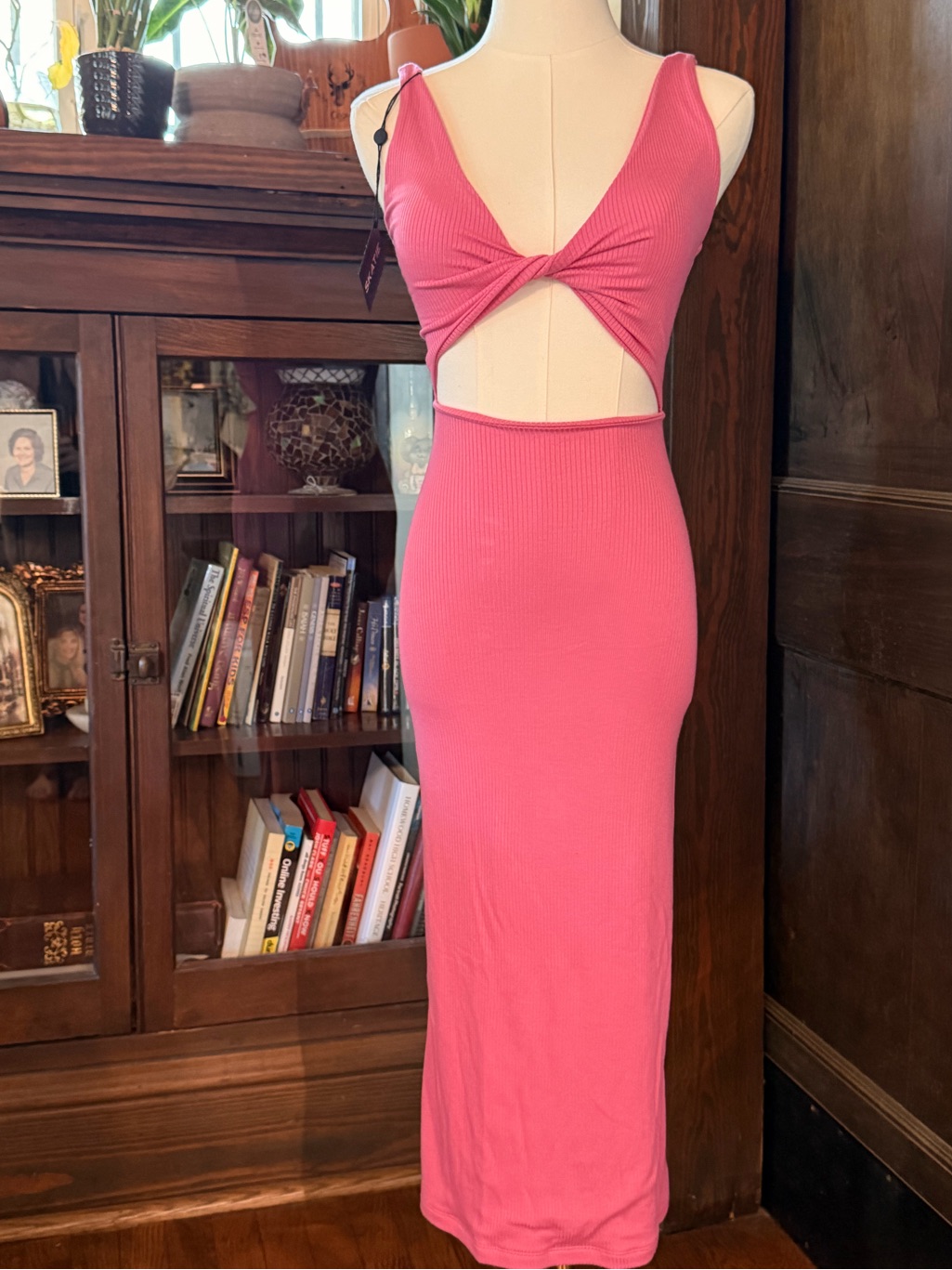 Nwt Skatie Amelia Ribbed Dress In Pink Size Xs — image 4 of 8